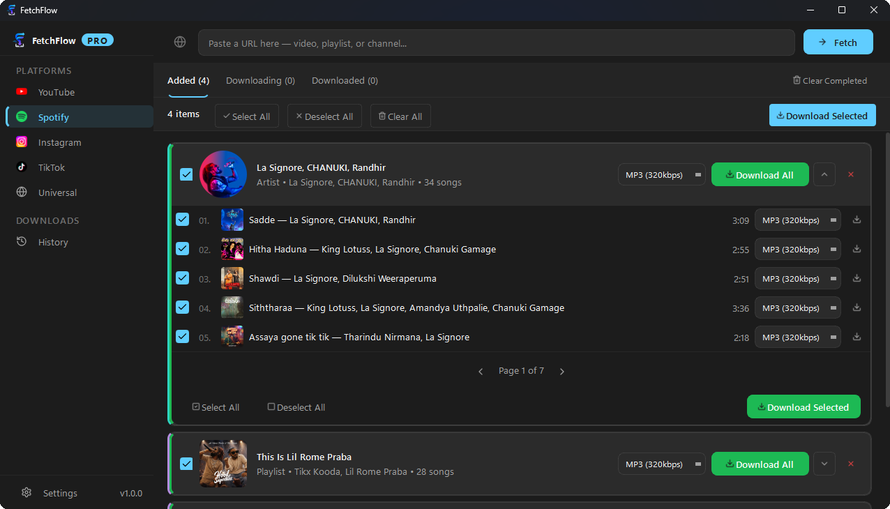 FetchFlow screenshot 1